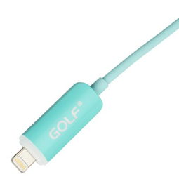 高爾夫LED發光充電線 為iPhone與iPad注入奶綠色活力